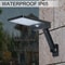 Waterproof Outdoor LED Solar Light PIR Motion Sensor Rotatable Garden Lamp With Remote Control For 3