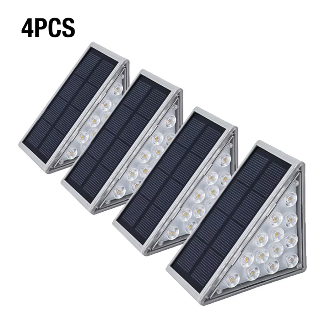 High Brightness Atmosphere Decoration Waterproof LED Step Lights AntiTheft Solar Lights 7