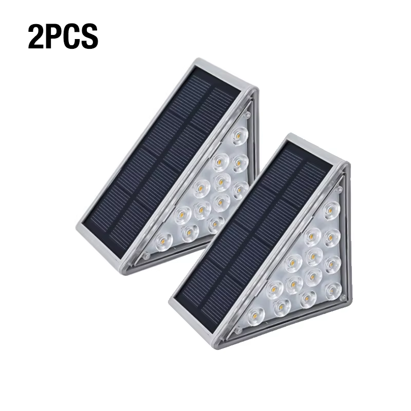 High Brightness Atmosphere Decoration Waterproof LED Step Lights AntiTheft Solar Lights 6