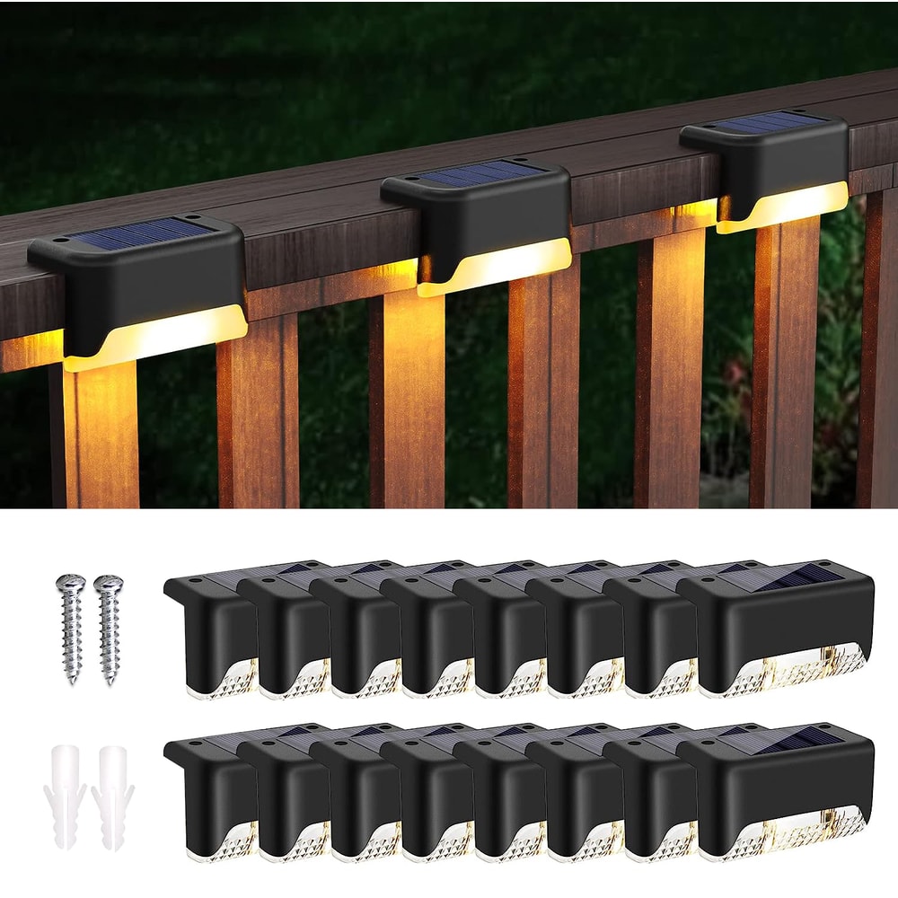 LED Outdoor Solar Deck Lamp For Steps Patios Fences Yards And Paths 0
