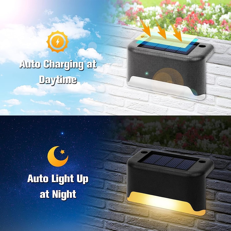LED Outdoor Solar Deck Lamp For Steps Patios Fences Yards And Paths 2