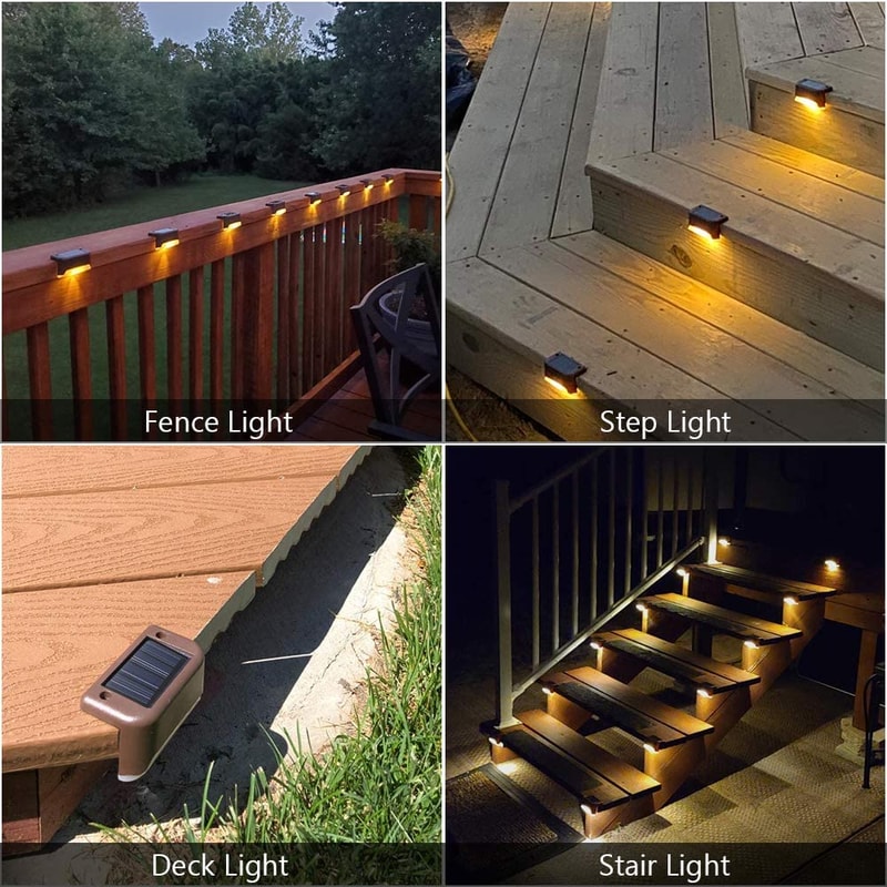 LED Outdoor Solar Deck Lamp For Steps Patios Fences Yards And Paths 4