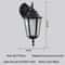 Retro Outdoor Waterproof Lighting Europe Style Wall Lamp For Courtyard Aisel Stairs Residential Bal 8