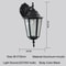 Retro Outdoor Waterproof Lighting Europe Style Wall Lamp For Courtyard Aisel Stairs Residential Bal 8