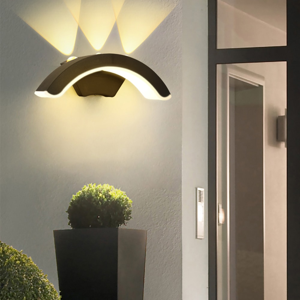 Outdoor Waterproof LED Wall Lamp Garden Sconce Lighting For Balcony Decorative Wall Light 4