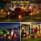 Flickering Flame Solar Garden Lights, Waterproof Solar Pathway Lights for Lawn and Yard