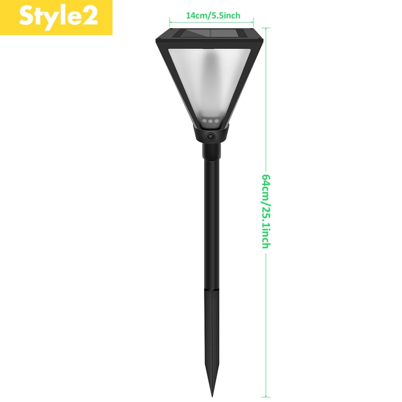 Flickering Flame Solar Garden Lights, Waterproof Solar Pathway Lights for Lawn and Yard