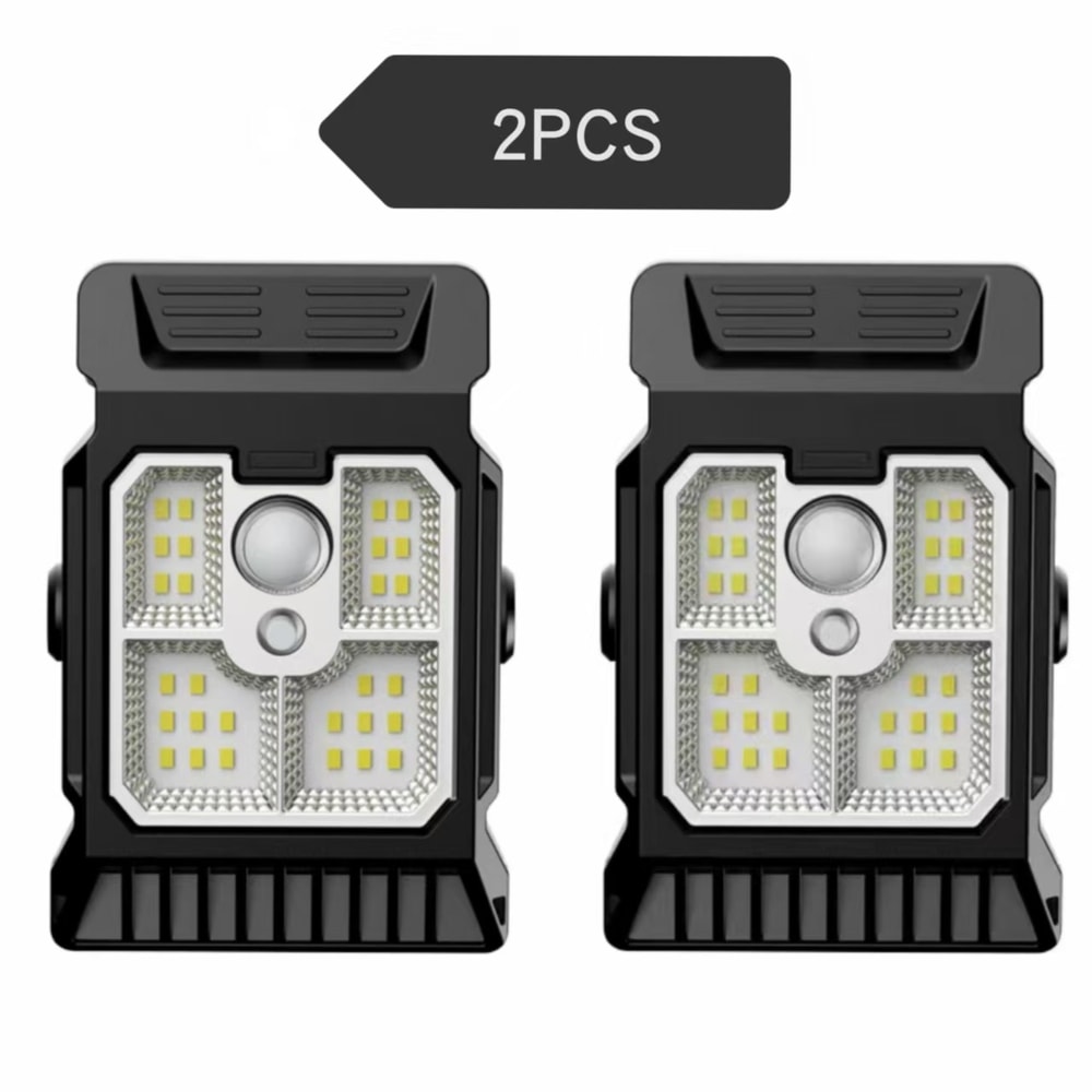 Human Body Sensing Outdoor Clip On Lawn Lamp Solar Powered Courtyard Lighting For Garden Multifunct 7