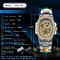 Automatic Man Watch Luxury Stainless Steel Mechanical Skeleton Waterproof Diamond Watch 4
