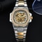 Automatic Man Watch Luxury Stainless Steel Mechanical Skeleton Waterproof Diamond Watch 6