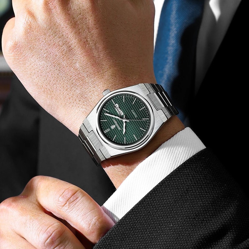 Original Luminous Men's Quartz Watch, Waterproof Stainless Steel, Fashionable Design