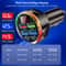 Dual PD USB C Car Charger Adapter 6 In 1 Voltage Display With Colorful Light Super Fast QC PPS Char 3