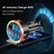 Dual PD USB C Car Charger Adapter 6 In 1 Voltage Display With Colorful Light Super Fast QC PPS Char 4