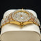Luxury Stainless Steel Fashion Gold Watches Elegant Iced Diamond Jewelry Quartz Wristwatch For Wome 2