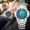 Chronograph Watch For Men Waterproof Luminous Luxury Man Wristwatch Stainless Steel Mens Quartz Wat 0