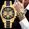 Luxury Men Business Watches, Fashion Roma Dial Men's Quartz Wristwatch, Elegant Daily Wear