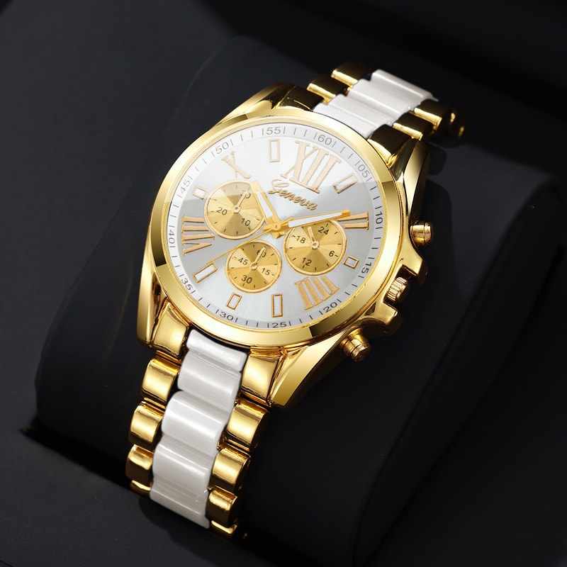 Luxury Men Business Watches, Fashion Roma Dial Men's Quartz Wristwatch, Elegant Daily Wear