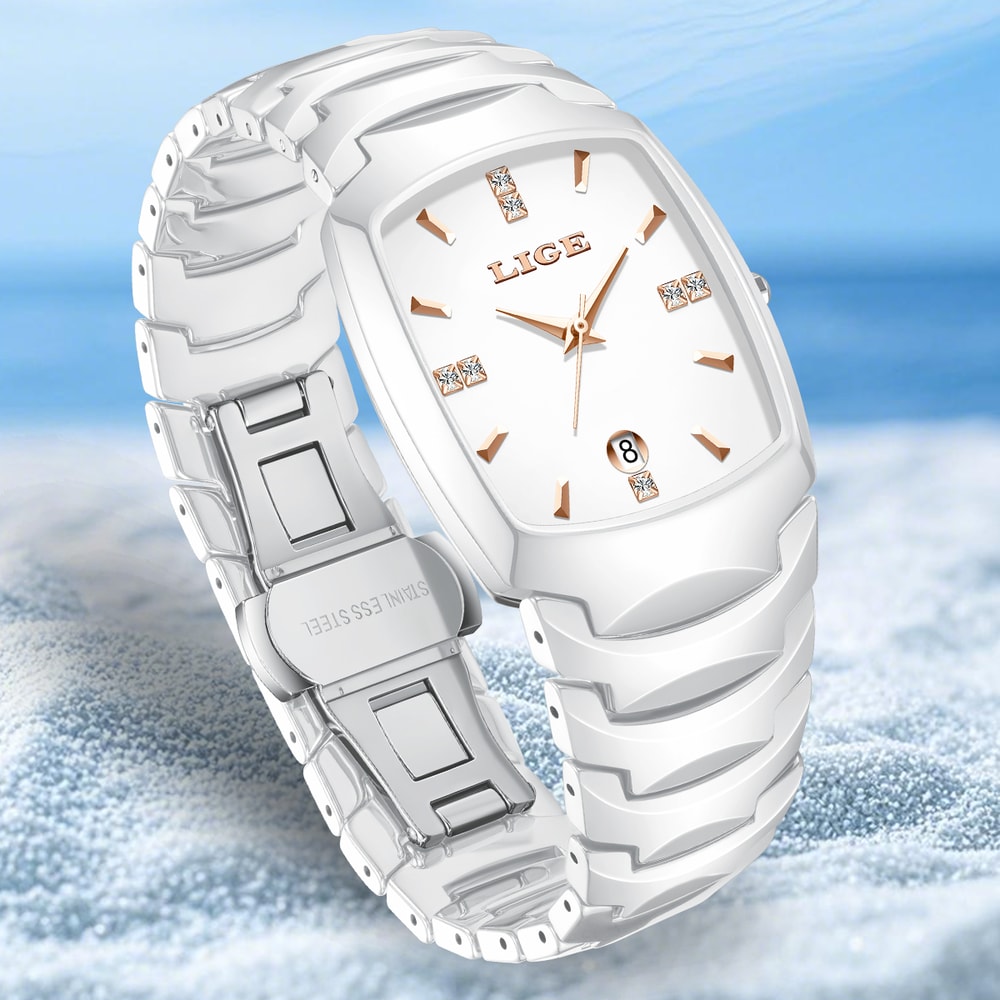 Elegant Stainless Steel Casual Quartz Watches For Women Fashion Luxury Woman Watch Calendar Ladies 1