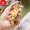 Elegant Original Luxury Ladies Quartz Wristwatch Fashion Golden Watch For Women Waterproof Stainles 2