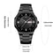 Gold Luxury Brand Men Rhinestone Watches Stainless Steel Waterproof Quartz Movement Business Watch 3