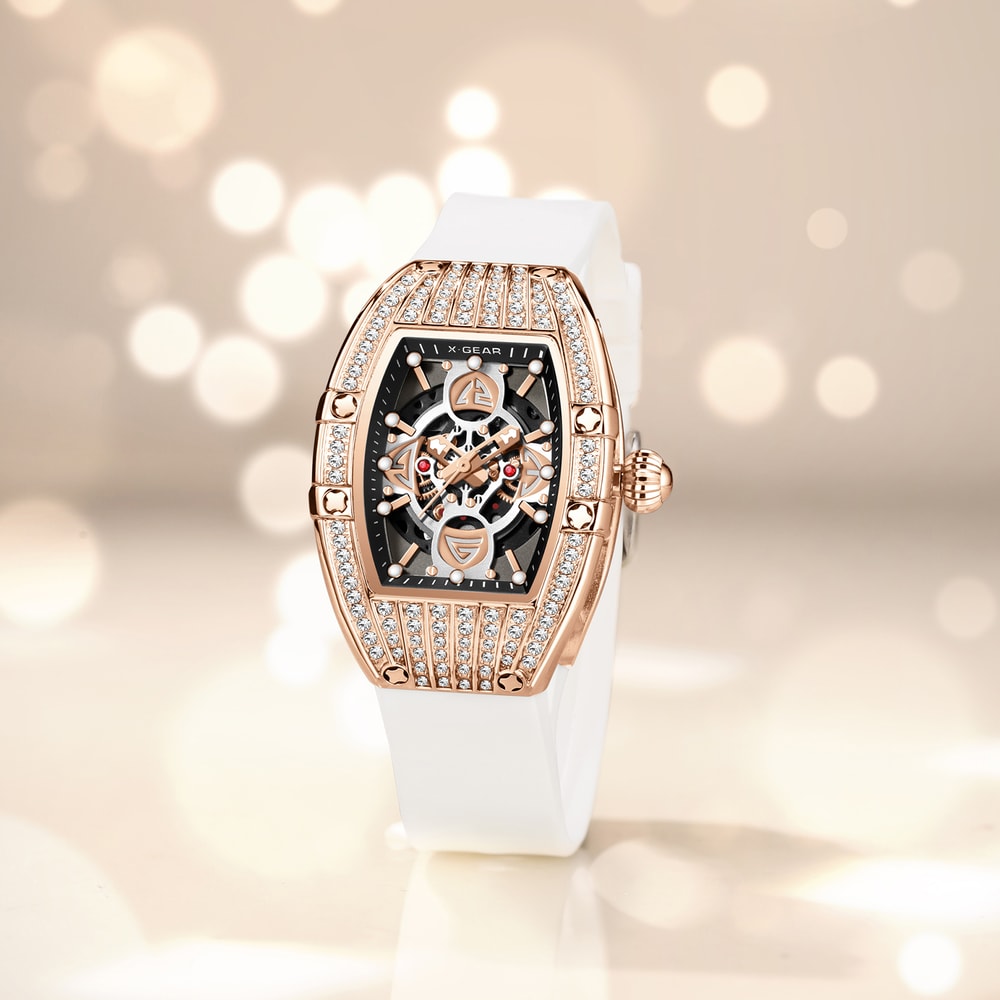 Elegant Women Luxury Diamond Watch, Versatile Quartz Watch Gift