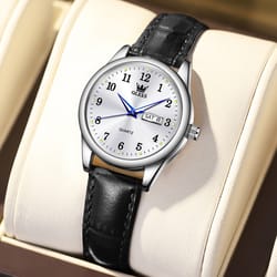 elegant luxury quartz watch for women, waterproof stainless steel womens watches gifts, simple fashion ladies watch
