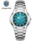 Men Watch Luxury Waterproof Square Quartz Stainless Steel Luminous Date Business Male Clock 6