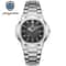 Men Watch Luxury Waterproof Square Quartz Stainless Steel Luminous Date Business Male Clock 9