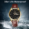 Leather Mens Quartz Wristwatch Business Man Watch Waterproof Luminous Auto Date Week Men Watches Fo