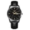 Leather Mens Quartz Wristwatch Business Man Watch Waterproof Luminous Auto Date Week Men Watches Fo