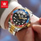Waterproof Calendar Luminous Quartz Watch, Original Luxury Men's Watches, Stainless Steel Authentic Watch for Man