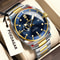 Waterproof Luminous Date Mens Watches Stainless Steel Business Quartz Luxury Wristwatch For Men 7