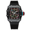 Richard Luminous Calendar Barrel Hollow Mechanical Watch Luxury Waterproof Watches For Men 4