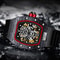 Business Mens Mechanical Watch Waterproof Luminous Barrel Design 1
