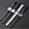Luxury Quartz Clock Men Square Watch Black White Case Leather Band For Women And Men 1