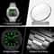 Stainless Steel Luxury Square Male Watch Waterproof Luminous Date Week Quartz Watches For Men Fashi 3