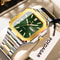 Stainless Steel Luxury Square Male Watch Waterproof Luminous Date Week Quartz Watches For Men Fashi 15