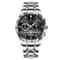Stainless Steel Chronograph Fashion Man Wristwatch Luminous Quartz Watch For Men Waterproof Luxury 7