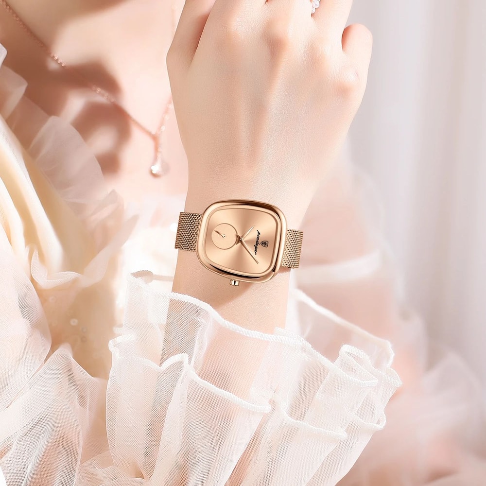 Waterproof Watch For Women Luxury Fashion Elegant Ladies Watch Stainless Steel Quartz Womens Watche 4