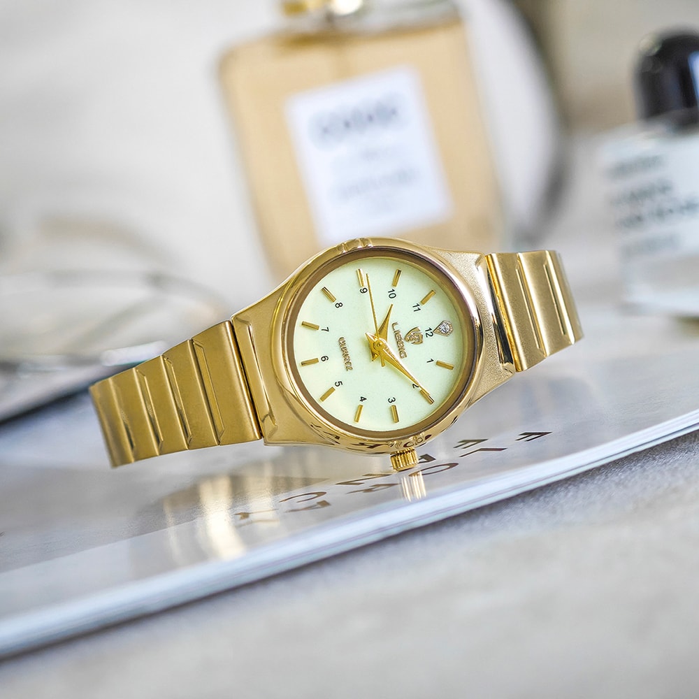 Women Top Brand Watches Luxury Female Stainless Steel Strip Wristwatches Quartz Movement Watch For 1