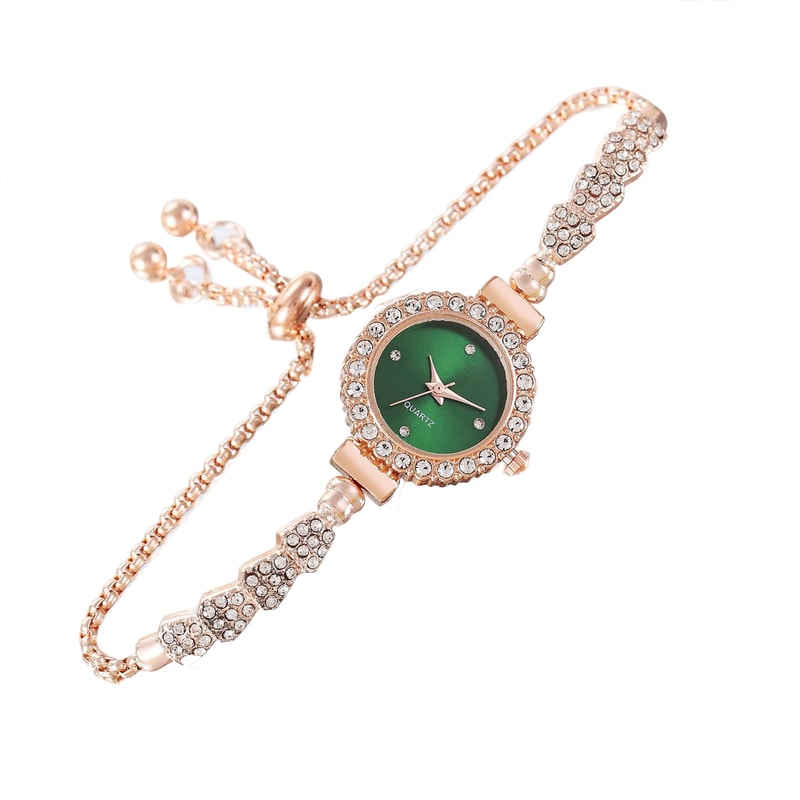 HighEnd Womens Diamond Watches Bracelet Easy Read Dial Shiny Design Wonderful Gift Watches For Wome 6