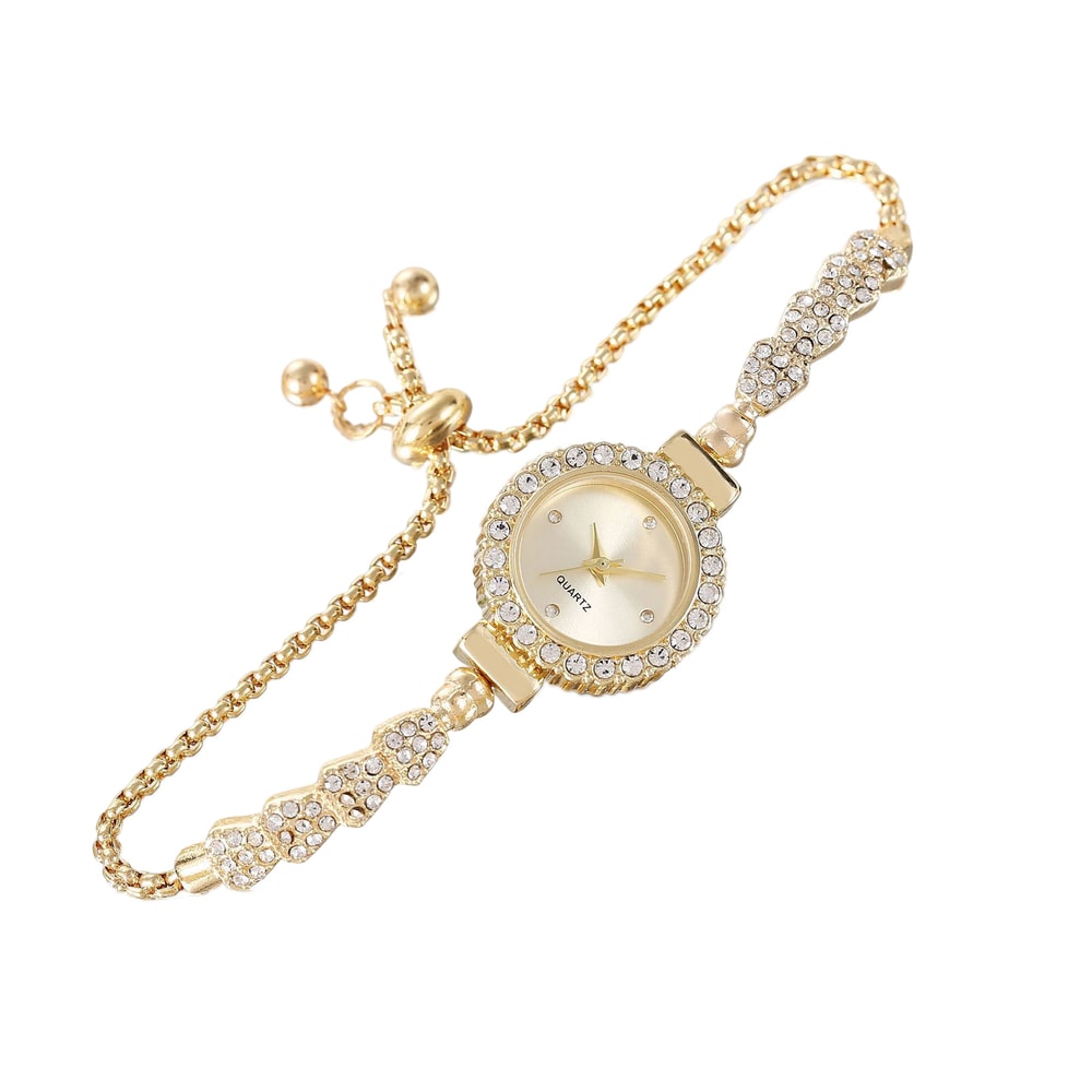 HighEnd Womens Diamond Watches Bracelet Easy Read Dial Shiny Design Wonderful Gift Watches For Wome 11