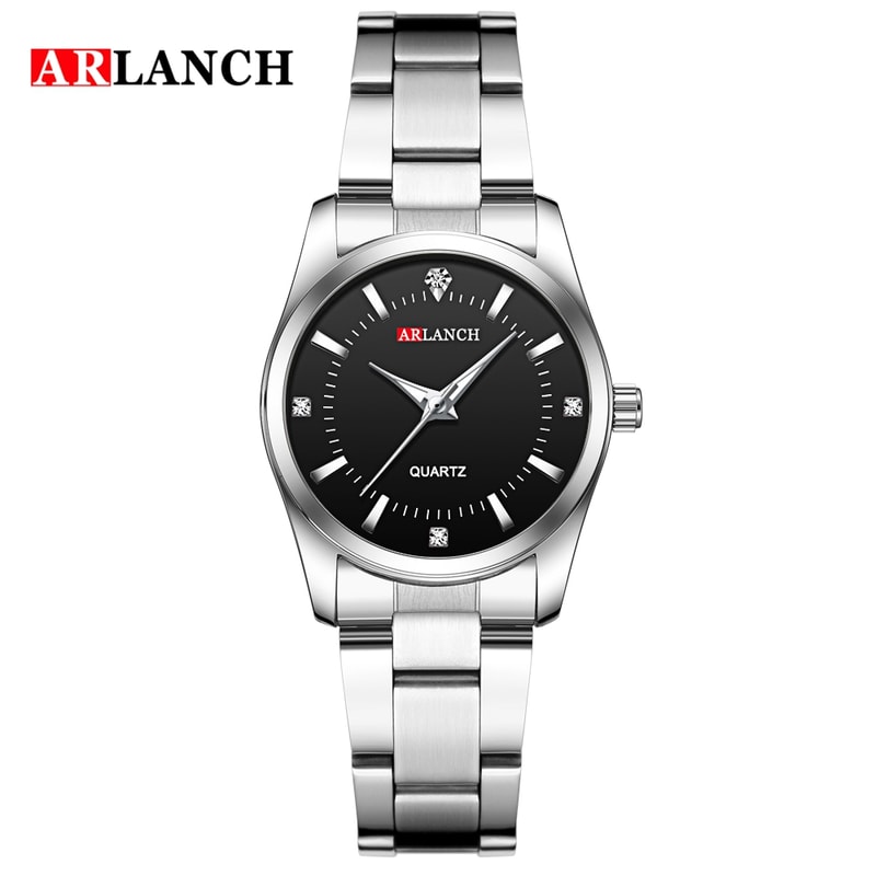 Fashionable Stainless Steel Rhinestone Pink Luxury Women's Watch, Minimalist Girl Clock for Outdoor Travel