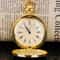 I Love You Couple Gift Watch Pendant Luxury Golden Quartz Pocket Watch High Quality Fashionable Chr 1