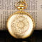 I Love You Couple Gift Watch Pendant Luxury Golden Quartz Pocket Watch High Quality Fashionable Chr 5