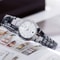 Luxury Stainless Steel Waterproof Quartz Watches, Calendar Date Lovers Couple Watch