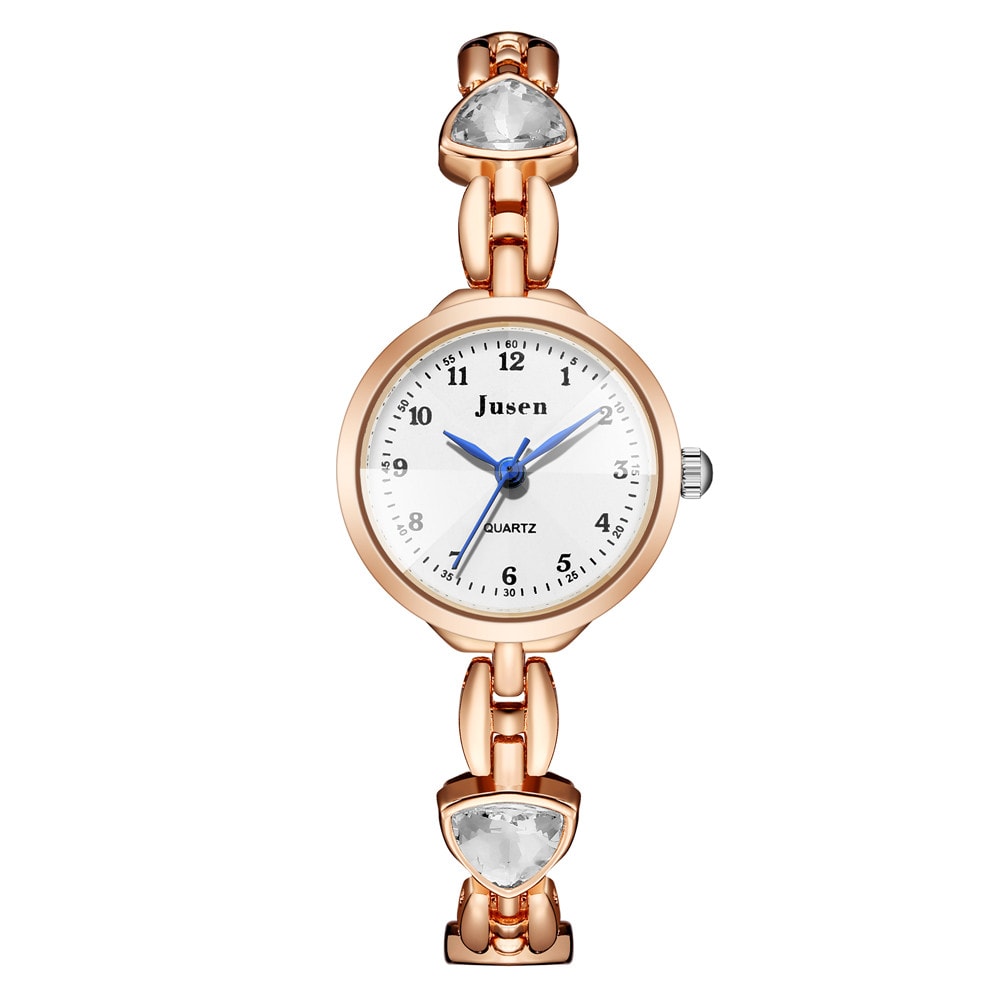 Elegant Fashion Rhinestone Small Dial Quartz Bracelet Women Watch Stylish Women Wrist Watch Luxury 3
