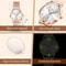 Elegant Rose Gold Digital Waterproof Watch Luxury Brand New Women Quartz Watch With Simple Bracelet 3