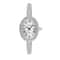 Elegant Womens Quartz Wrist Watch With Roman Numerals Waterproof Rhinestone Inlaid Oval Design 6