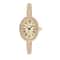 Elegant Womens Quartz Wrist Watch With Roman Numerals Waterproof Rhinestone Inlaid Oval Design 9